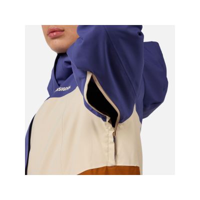 2. Kurtka narciarska damska ROSSIGNOL W DESAFIO 2L SHELL JKT niebieska