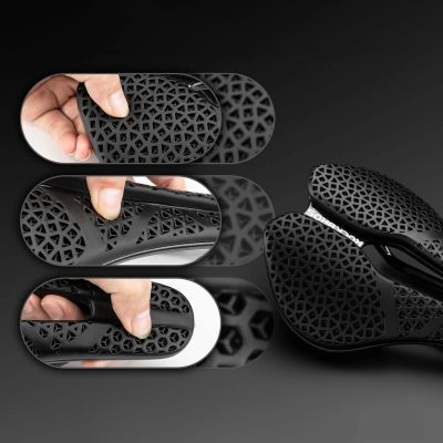 5. Siodełko rowerowe Rockbros LF0214 anatomiczne 3D wodoodporne - czarne