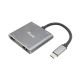 Equip 133484 stacja dokująca Przewodowa USB 3.2 Gen 1 (3.1 Gen 1) Type-C Srebrny