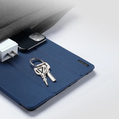 5. Dux Ducis Domo etui iPad 10.9” 2022 / iPad 11” 2025 pokrowiec smart cover podstawka niebieskie