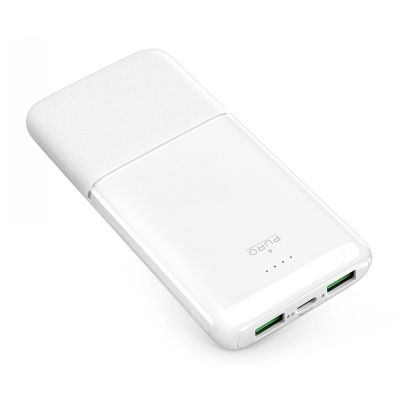 Powerbank Puro DAILY 10 PLUS 10000mAh 2x USBA / 1x USB-C 22.5W - biały