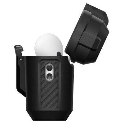 7. Etui Spigen Lock Fit na AirPods Pro 3 - czarne