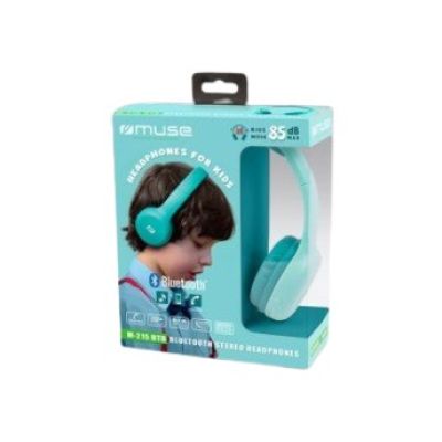 5. Muse M-215 BTB słuchawki/zestaw słuchawkowy Bezprzewodowy Opaska na głowę Muzyka Bluetooth Niebieski