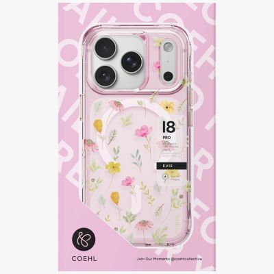 4. Etui UNIQ Coehl Evie Magnetic Charging na iPhone 18 Pro / 17 Pro - różowe