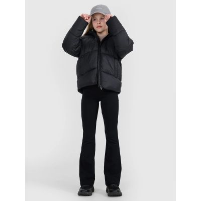 4. Kurtka puchowa z wypełnieniem syntetycznym dziewczęca 4F 4FJRAW25TDJAF0817-20S