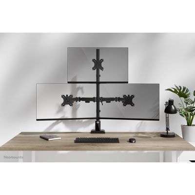 12. Neomounts DS60-600BL2-1 uchwyt / stojak do monitorów 81,3 cm (32") Biurko Czarny