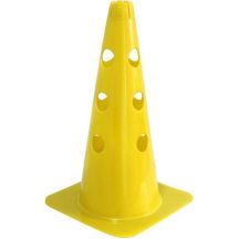 Pachołek z otworami 37,5 cm żółty