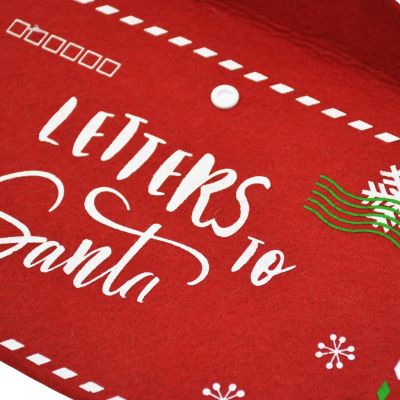 3. KOPERTA ŚWIĄTECZNA LIST DO ŚWIĘTEGO MIKOŁAJA FILCOWA 26x16CM LETTERS SANTA