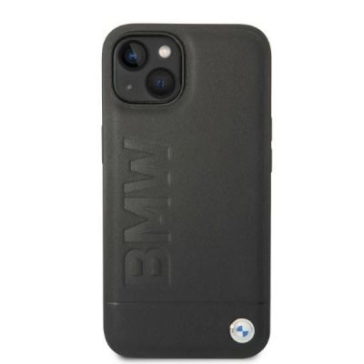 3. Etui BMW Signature Logo Imprint MagSafe na iPhone 14 Plus - czarne