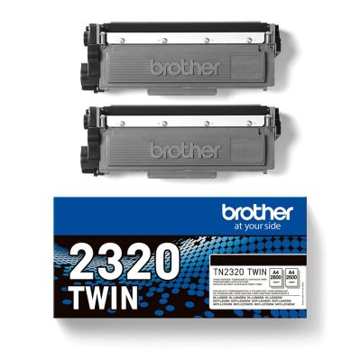 3. Brother TN-2320TWIN kaseta z tonerem 1 szt. Oryginalny Czarny