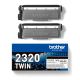 3. Brother TN-2320TWIN kaseta z tonerem 1 szt. Oryginalny Czarny