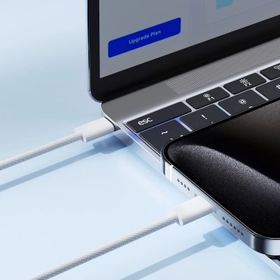 8. Kabel Joyroom Ben Series S-A45 USB-C / USB-C 60W 1 m - biały