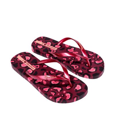 2. Klapki damskie Ipanema Animal Print różowe 83846-BP657