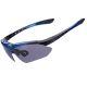 2. Okulary rowerowe Rockbros 10007 polaryzujące - czarno-niebieskie