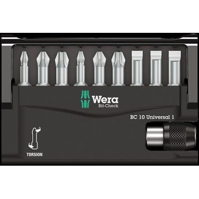 3. Wera 05056161001 końcówka wkrętakowa 9 szt.