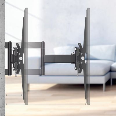 7. Hama 00220897 uchwyt do telewizorów 190,5 cm (75") Czarny