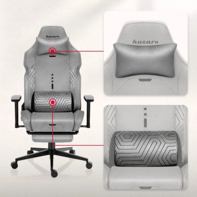 4. Fotel gamingowy Huzaro Force 8.1 Grey