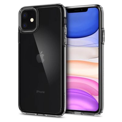 15. Etui Spigen Ultra Hybrid na iPhone 11 - przezroczyste