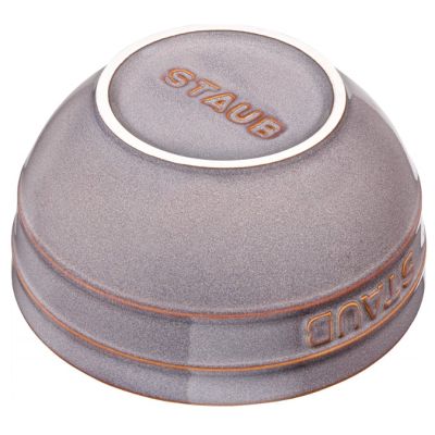 8. Staub Ceramique puchar 700 ml Szary Okrągły