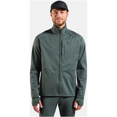 4. Kurtka ocieplana Odlo Jacket ZEROWEIGHT PRO WARM REFLECTIVE zielona