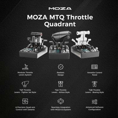 6. MOZA MTQ Throttle Panel Podstawa montażowa