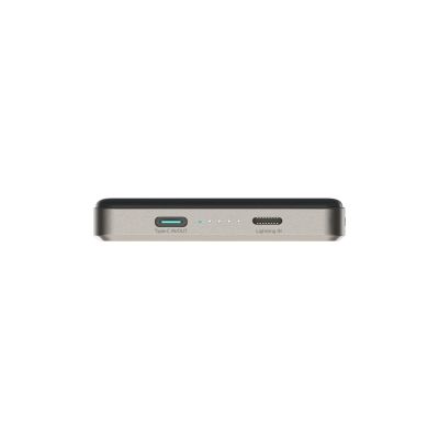 4. Powerbank Joyroom JR-PBM08 Pro 22,5W 10000mAh z ładowaniem bezprzewodowym 2x USB-C - tytanowy