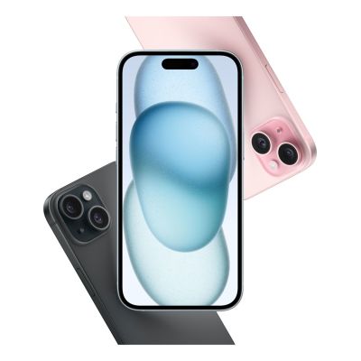 4. Jabłko | iPhone'a 15 | | 6.1 " | Technologia Super Retina XDR | 2556 x 1179 pikseli | A16 Bioniczny | Wewnętrzna pamięć RAM 6 GB | 128 GB | Dwie karty SIM | Sieć 4G | Rozdzielczość głównego aparatu 48+12 MP | Rozdzielczość drugiego aparatu: 12 MP | U