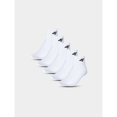 Skarpetki casual za kostkę (5-pack) dziecięce 4F 4FJWMM00USOCU295-90S