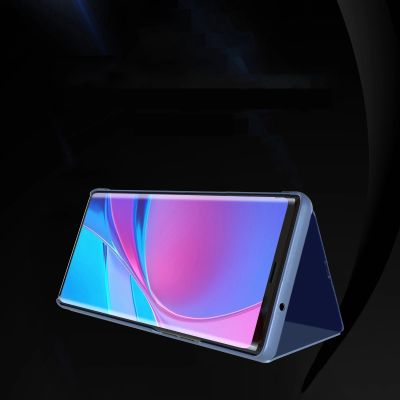 2. Clear View Case futerał etui z klapką Samsung Galaxy M53 5G czarny