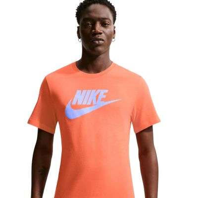 3. Koszulka męska Nike Nsw Tee Icon Futura pomarańczowa AR5004 835