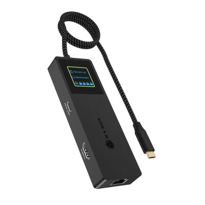 2. ICY BOX Spade Dock 4038 Przewodowa USB 3.2 Gen 2 (3.1 Gen 2) Type-C Czarny