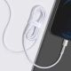 8. Kabel Baseus Cafule Series Metal Data USB-C / Lightning 20W PD 2 m - biały