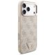 4. Etui Guess 4G Triangle Logo MagSafe na iPhone 17 Pro Max - różowo-złote