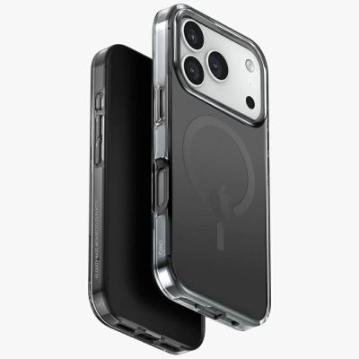 Etui UNIQ Clario Magclick Charging na iPhone 17 Pro - czarne