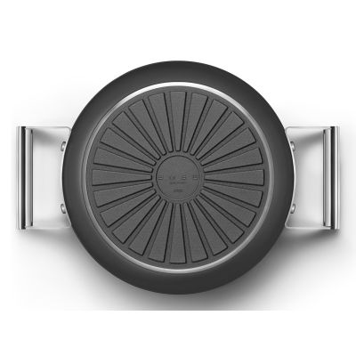 4. Smeg CSF2412BLM Kochtopf, 20 cm, Keramik, Edelstahlgriff, Mattschwarz