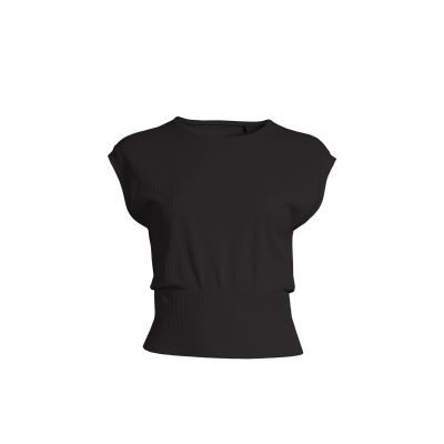 4. Koszulka CASALL Seamless Graphical Rib Tee czarny