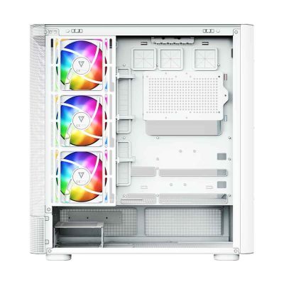 6. MODECOM OBUDOWA VOLCANO AQ 300 ARGB MIDI BIAŁA