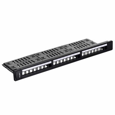 3. Patch panel Lanberg PPKS-1124-B (1U; 19")