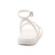 5. CROCS MIAMI ANKLE STRAP SANDAL W CHALK 212256-0WV
