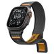 5. Pasek Spigen Athlex Air 2 na Apple Watch (44 / 45 / 46 / 49 mm) - czarno-pomarańczowy