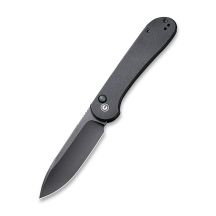 Nóż CIVIVI Button Lock Elementum All Black G10