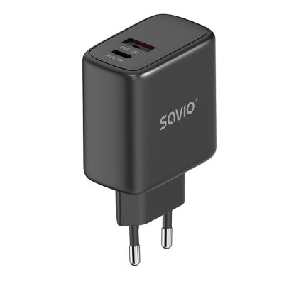 4. SAVIO ŁADOWARKA SIECIOWA 30W QUICK CHARGE, POWER DELIVERY 3.0 LA-06/B