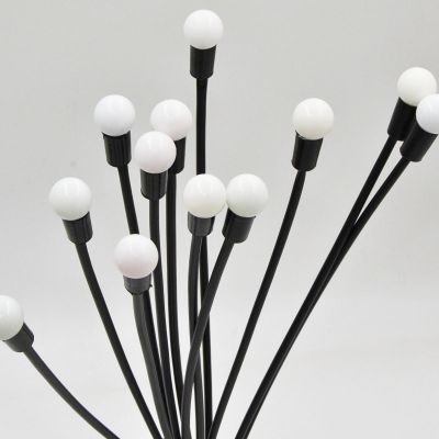 4. LAMPA SOLARNA TAŃCZĄCE NA WIETRZE KULECZKI KOLOROWE 12 LED 72CM