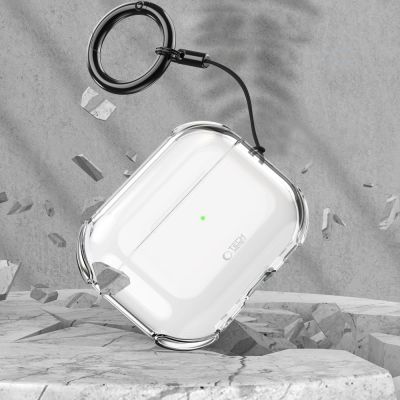 6. Etui Tech-Protect Bounce na AirPods Pro 3 - przezroczyste