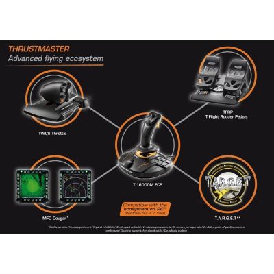 21. THRUSTMASTER JOYSTICK T16000M FLIGHT PACK (PC)