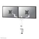 2. Neomounts DS60-425WH2 uchwyt / stojak do monitorów 68,6 cm (27") Biurko Biały