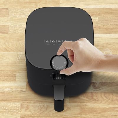 4. Tefal Easy Fry EY1308 Pojedyńczy 3,5 l Autonomiczny 1030 W Frytkownica na gorące powietrze Czarny