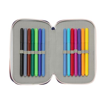 4. FC Barcelona piórnik z wyposażeniem triple filled pencil case 37 PCS 412526857