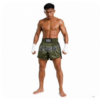 2. Spodenki tajskie męskie ARMY GREEN V2 COMBATWEAR | DBX Bushido