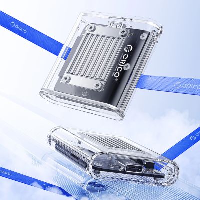 6. Kieszeń dyskowa Orico TC20-M2-10G M.2 NVME USB-C 3.2 - przezroczysta